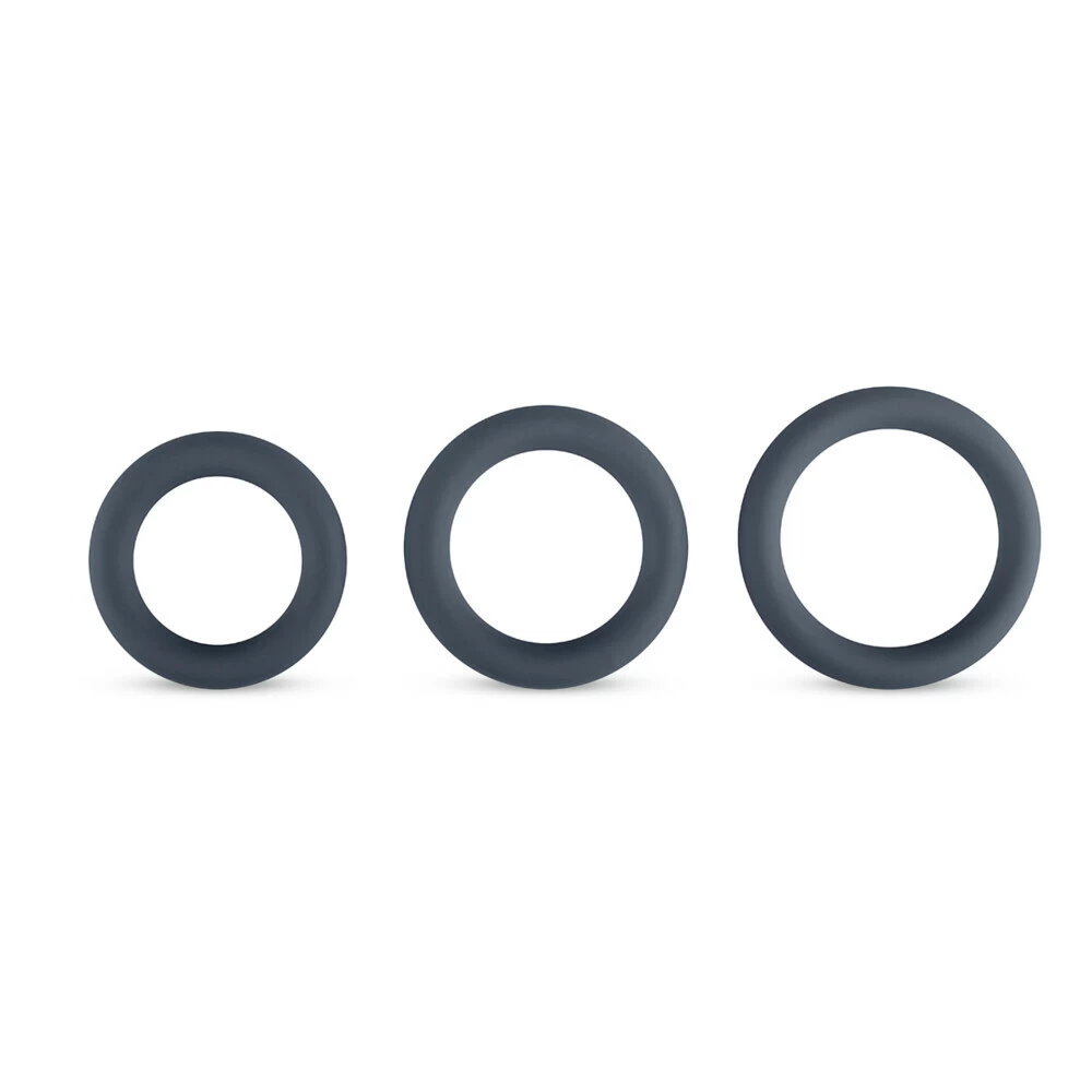 Boners Cockringen 3-delige Set Grijs 4 Boners Cockringen 3-delige Set Grijs - Image 2