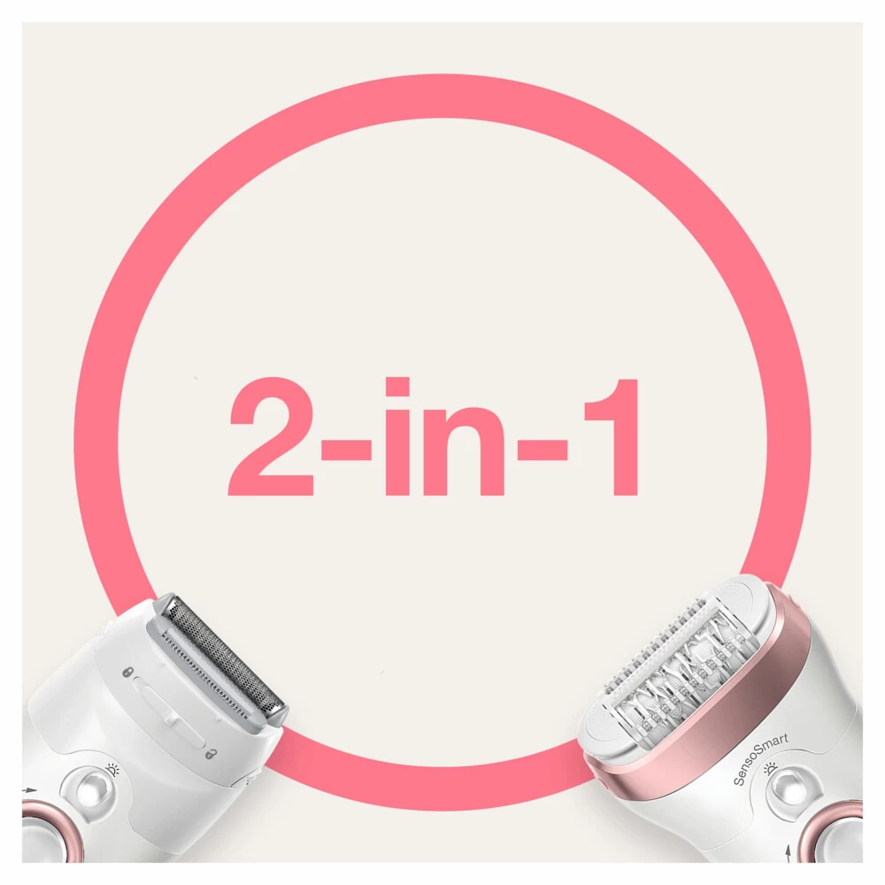 Braun Epilator Silk-épil 9 9-720 Wit / Roségoud 5 Braun Epilator Silk-épil 9 9-720 Wit / Roségoud - Image 3
