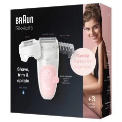 Braun Epilator Silk-épil 5-620 Wit/Roze -Kortingswinkel voor verzorgingsproducten 1003841 6