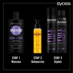 6x Syoss Blonde And Silver Shampoo -Kortingswinkel voor verzorgingsproducten 1009081 4