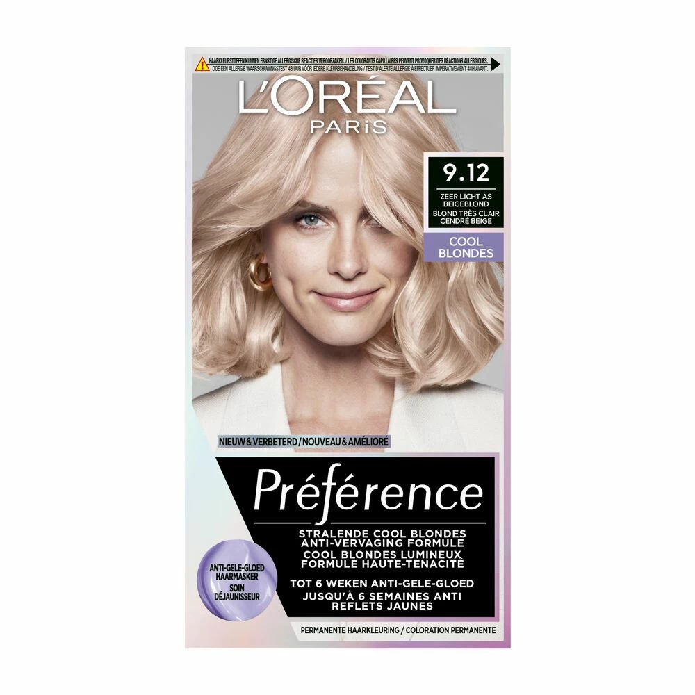L'Oreal Lu0027Oréal Preference Haarkleuring 9.12 Siberia - Cool Blondes 3 L'Oreal Lu0027Oréal Preference Haarkleuring 9.12 Siberia - Cool Blondes