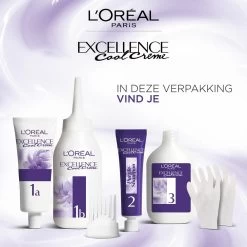 L'Oreal Lu0027Oréal Excellence Cool Cream 5.11 - Ultra Ash Lichtbruin 7 L'Oreal Lu0027Oréal Excellence Cool Cream 5.11 - Ultra Ash Lichtbruin -Kortingswinkel voor verzorgingsproducten 1011789 2