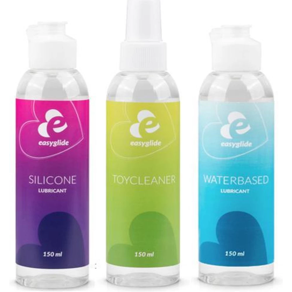 EasyGlide Glijmiddel En Toy Cleaner Pakket 3 EasyGlide Glijmiddel En Toy Cleaner Pakket