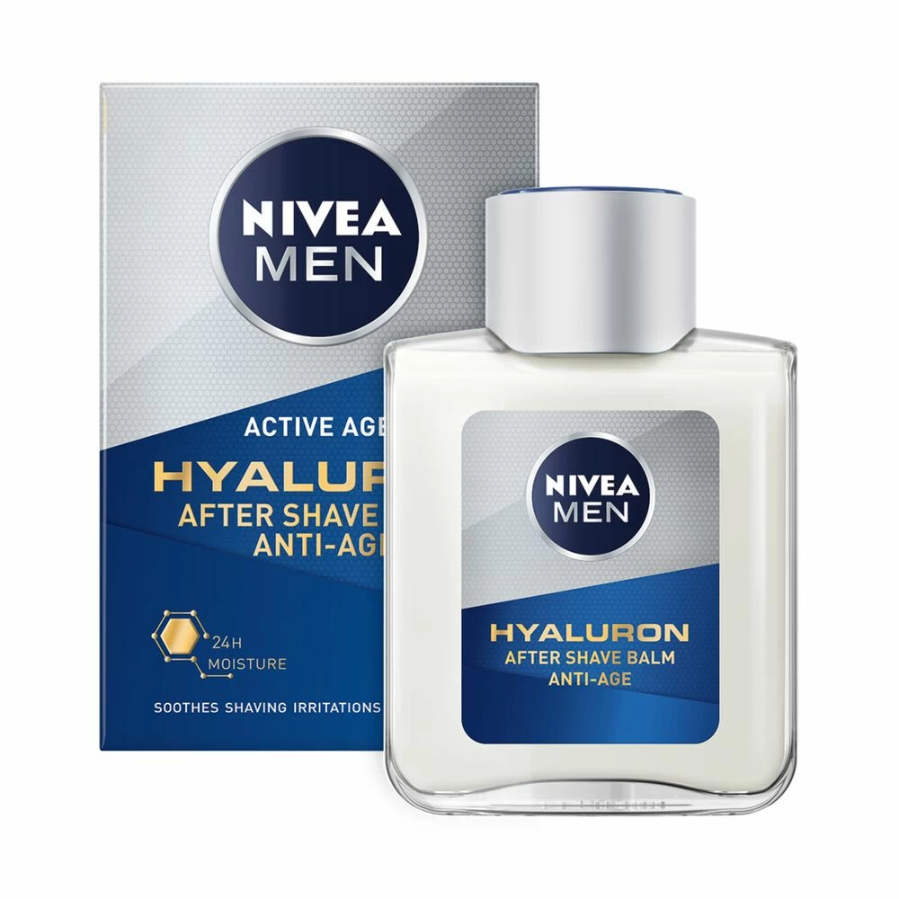 Nivea Men Anti-Age Hyaluronzuur After Shave Balm 3 Nivea Men Anti-Age Hyaluronzuur After Shave Balm