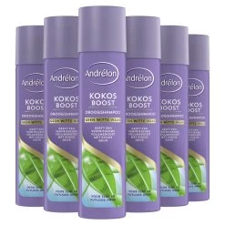 6x Andrelon Droogshampoo Kokos Boost