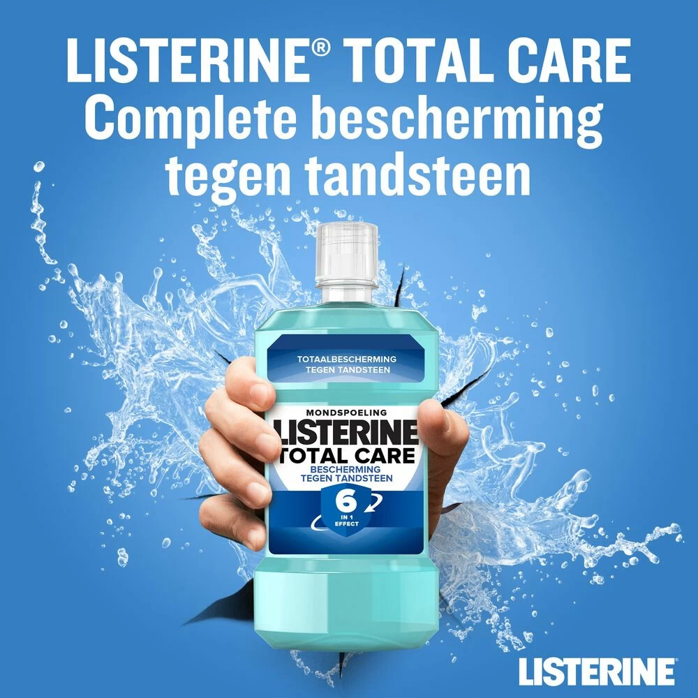 3x Listerine Mondwater Total Care Anti-Tandsteen 4 3x Listerine Mondwater Total Care Anti-Tandsteen - Image 2