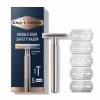 King C. Gillette Double Edge Safety Razor Houder En Scheermesjes -Kortingswinkel voor verzorgingsproducten 1034198