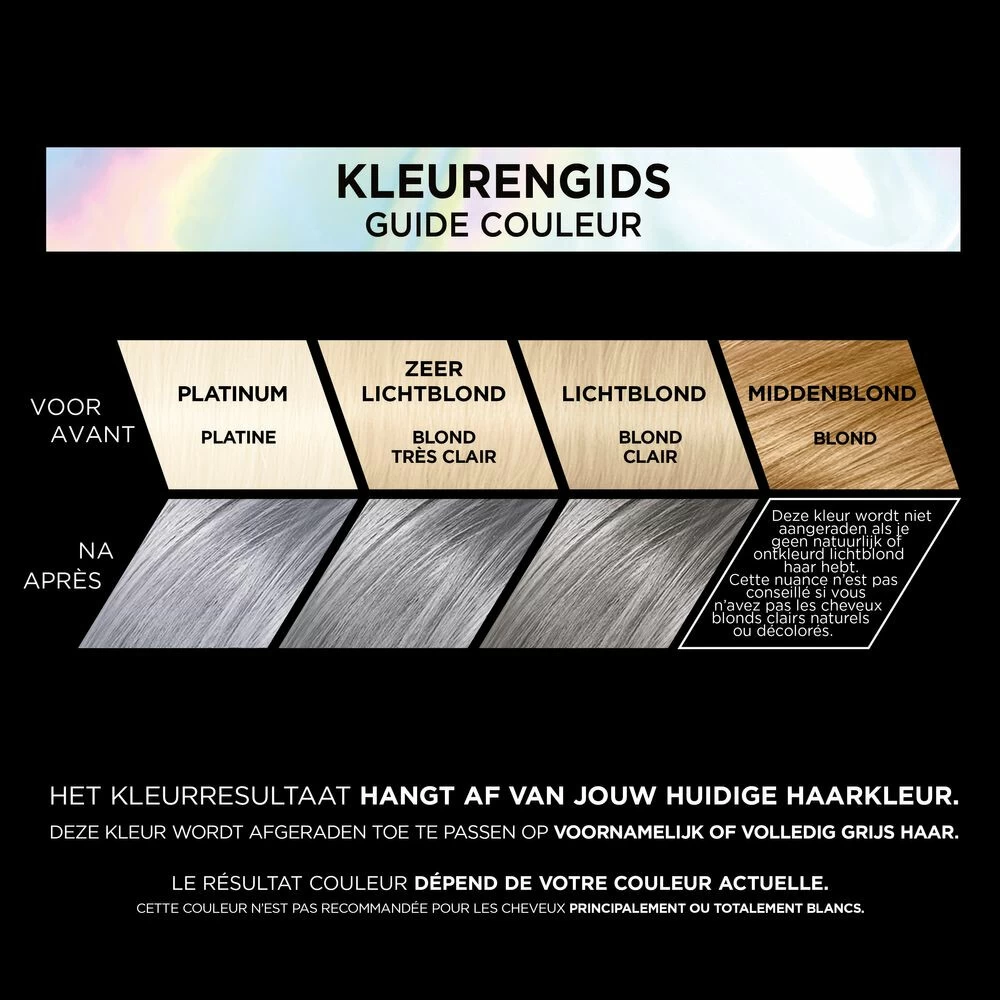L'Oreal Lu0027Oréal Preference Vivids Haarkleuring 10.112 Silver Grey 4 L'Oreal Lu0027Oréal Preference Vivids Haarkleuring 10.112 Silver Grey - Afbeelding 2