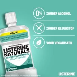 6x Listerine Naturals Mondwater Tandbescherming -Kortingswinkel voor verzorgingsproducten 1040816 4
