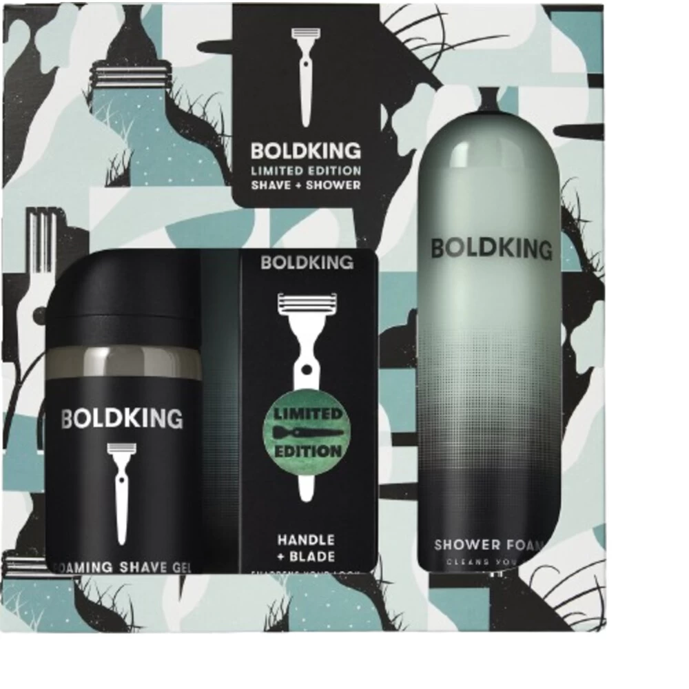 Boldking Boldking Shower + Shave Geschenkset 3 Boldking Boldking Shower + Shave Geschenkset