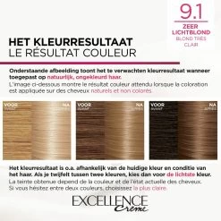 L'Oreal Lu0027Oréal Excellence Creme 9.1 Zeer Licht Asblond -Kortingswinkel voor verzorgingsproducten 1055254 2