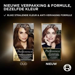 L'Oreal Lu0027Oréal Preference Haarkleuring 5.25 IJzig Lichtbruin -Kortingswinkel voor verzorgingsproducten 1055276 2