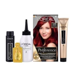 L'Oreal Lu0027Oréal Preference Haarkleuring 3.66 Intens Donkerrood -Kortingswinkel voor verzorgingsproducten 1055281 4