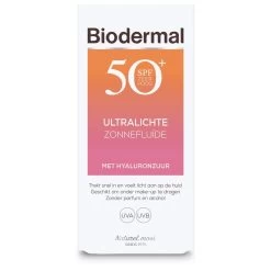 2x Biodermal Ultralichte Zonnefluide SPF 50+