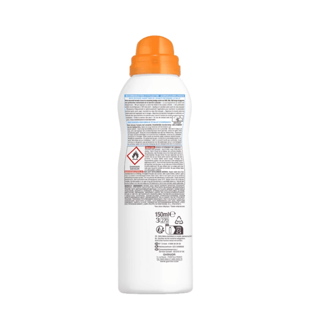Garnier Ambre Solaire Sensitive Expert+ Beschermende Mist Spray SPF 50+ 4 Garnier Ambre Solaire Sensitive Expert+ Beschermende Mist Spray SPF 50+ - Image 2