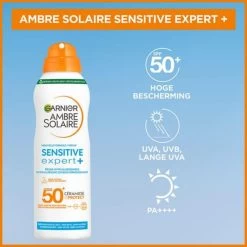 Garnier Ambre Solaire Sensitive Expert+ Beschermende Mist Spray SPF 50+ 8 Garnier Ambre Solaire Sensitive Expert+ Beschermende Mist Spray SPF 50+ -Kortingswinkel voor verzorgingsproducten 1067267 3