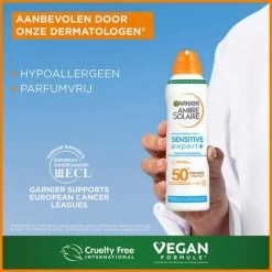 Garnier Ambre Solaire Sensitive Expert+ Beschermende Mist Spray SPF 50+ 9 Garnier Ambre Solaire Sensitive Expert+ Beschermende Mist Spray SPF 50+ -Kortingswinkel voor verzorgingsproducten 1067267 4