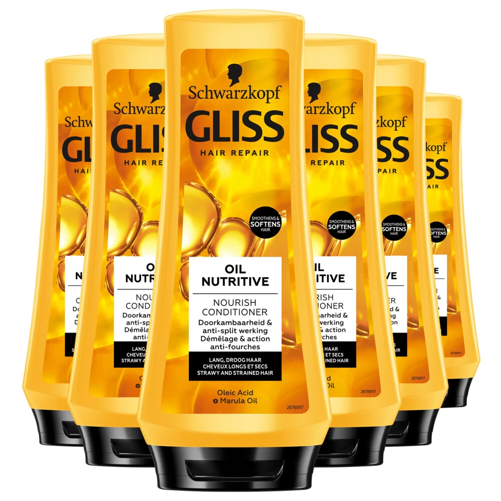 6x Gliss Conditioner Oil Nutritive 3 6x Gliss Conditioner Oil Nutritive