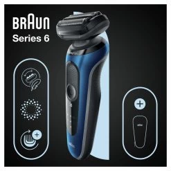 Braun Elektrisch Scheerapparaat Series 6 61-B1000s Blauw