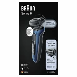 Braun Elektrisch Scheerapparaat Series 6 61-B1000s Blauw -Kortingswinkel voor verzorgingsproducten 1072831 6