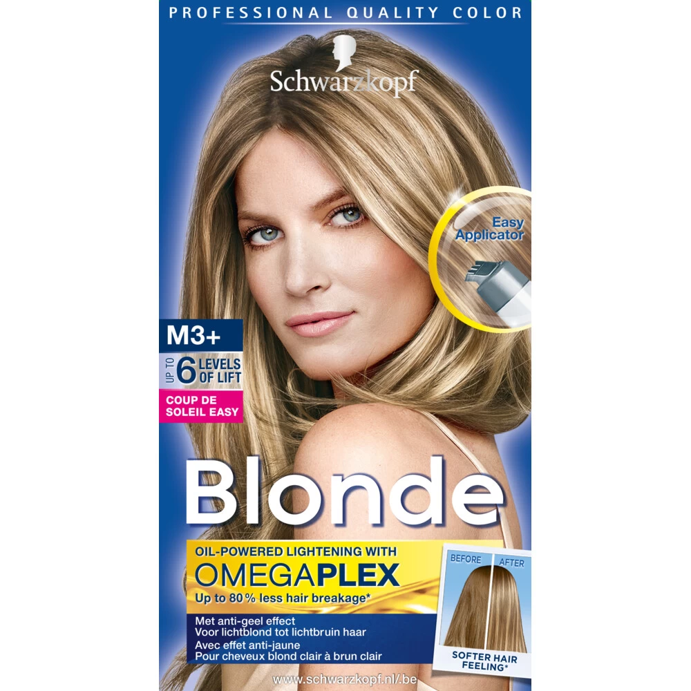 Schwarzkopf Permanente Blondering Coupe De Soleil Easy M3+ 3 Schwarzkopf Permanente Blondering Coupe De Soleil Easy M3+