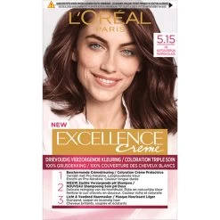 L'Oreal Lu0027Oréal Excellence Creme 5.15 IJs Kastanjebruin