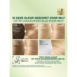 Garnier Nutrisse Creme Haarverf 80 - Licht Natuurlijk Blond 8 Garnier Nutrisse Creme Haarverf 80 - Licht Natuurlijk Blond -Kortingswinkel voor verzorgingsproducten 754906 3