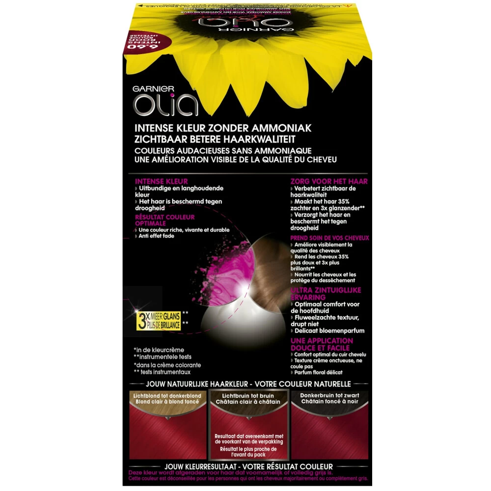 Garnier Olia 6.60 - Intens Rood 4 Garnier Olia 6.60 - Intens Rood - Image 2