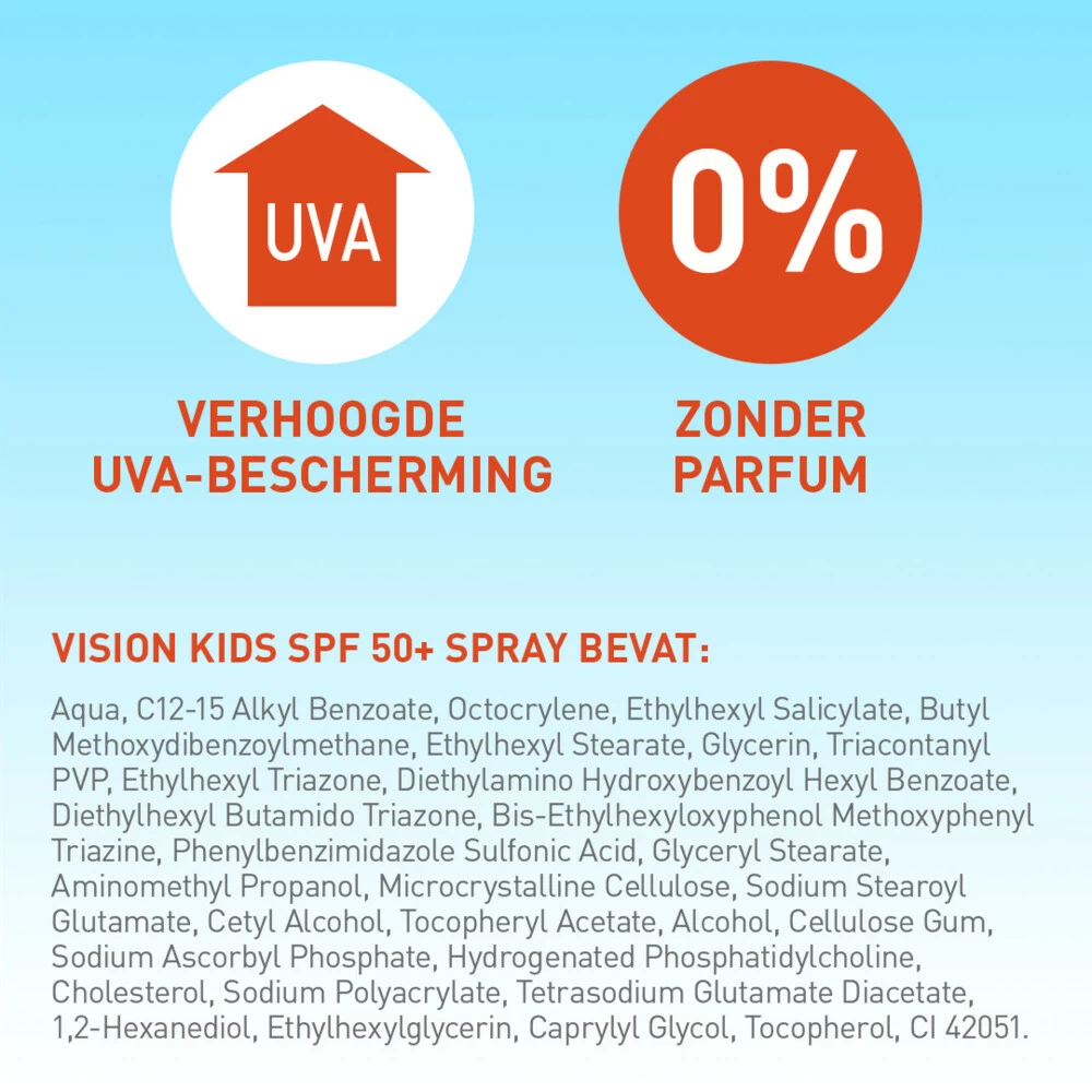 Vision Zonnebrand Kids Spray SPF 50 6 Vision Zonnebrand Kids Spray SPF 50 - Image 4