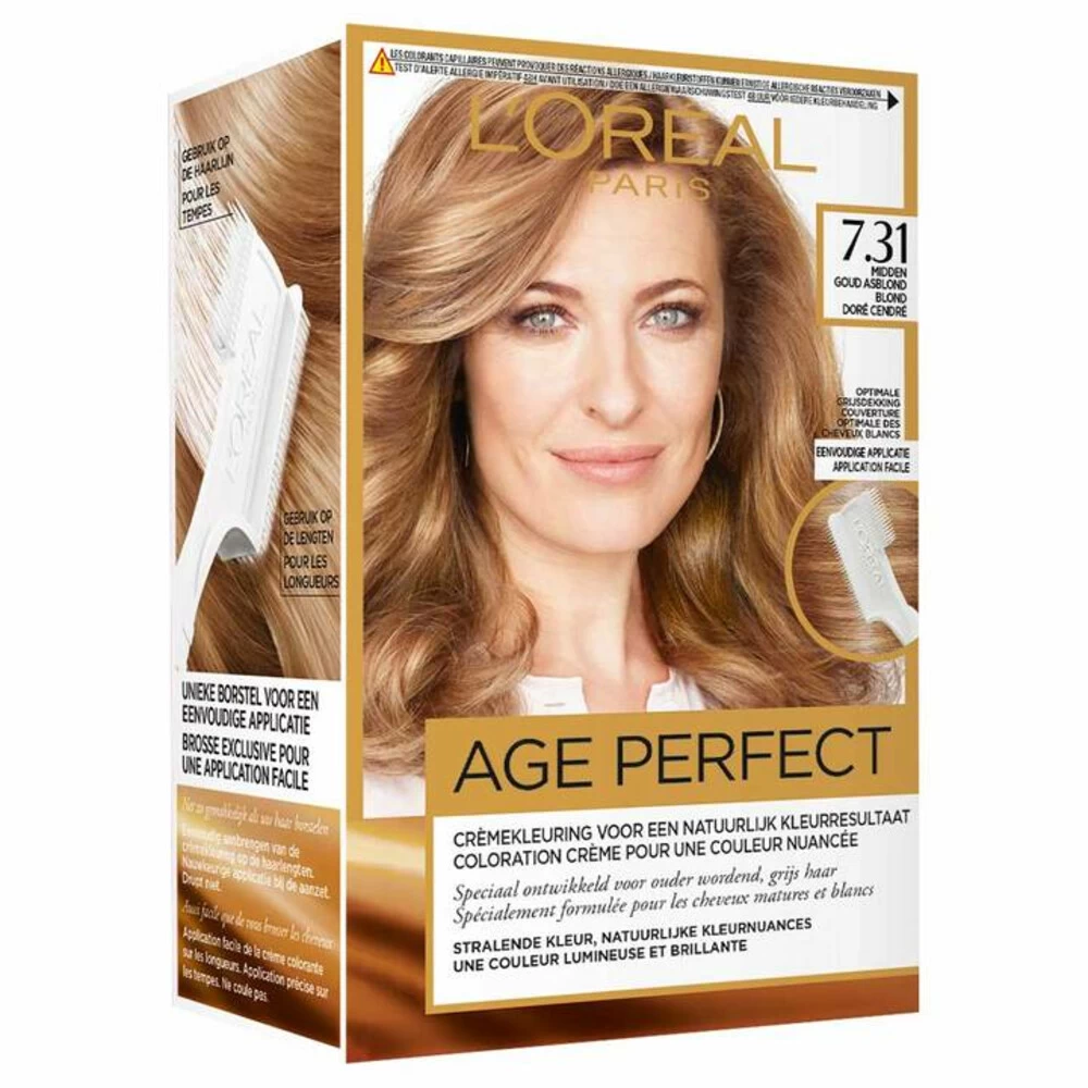 L'Oreal Lu0027Oréal Excellence Age Perfect Haarverf 7.31 Midden Goud Asblond 4 L'Oreal Lu0027Oréal Excellence Age Perfect Haarverf 7.31 Midden Goud Asblond - Image 2