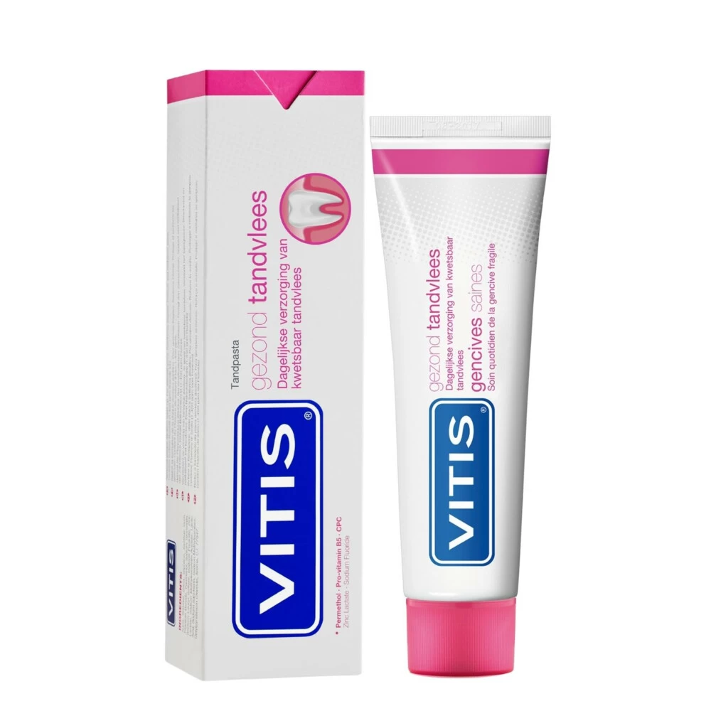 4x Vitis Gezond Tandvlees Tandpasta 4 4x Vitis Gezond Tandvlees Tandpasta - Afbeelding 2