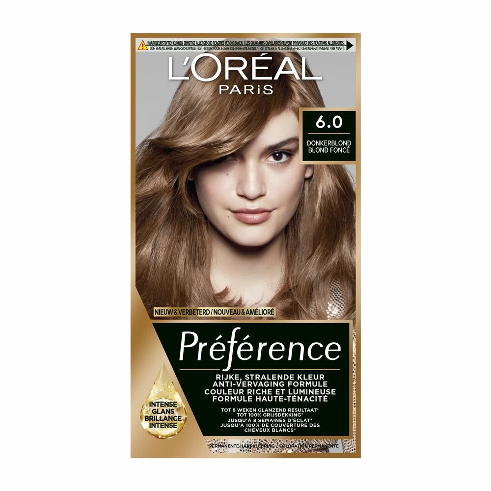 L'Oreal Lu0027Oréal Preference Haarkleuring 06 Ombrie - Donkerblond 3 L'Oreal Lu0027Oréal Preference Haarkleuring 06 Ombrie - Donkerblond