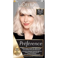 L'Oreal Lu0027Oréal Preference Haarkleuring 10.21 Stockholm - Extra Licht Parelmoer Asblond