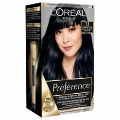 L'Oreal Lu0027Oréal Preference Haarkleuring 1.1 Manhattan - Intens IJzig Zwart -Kortingswinkel voor verzorgingsproducten 975511 2