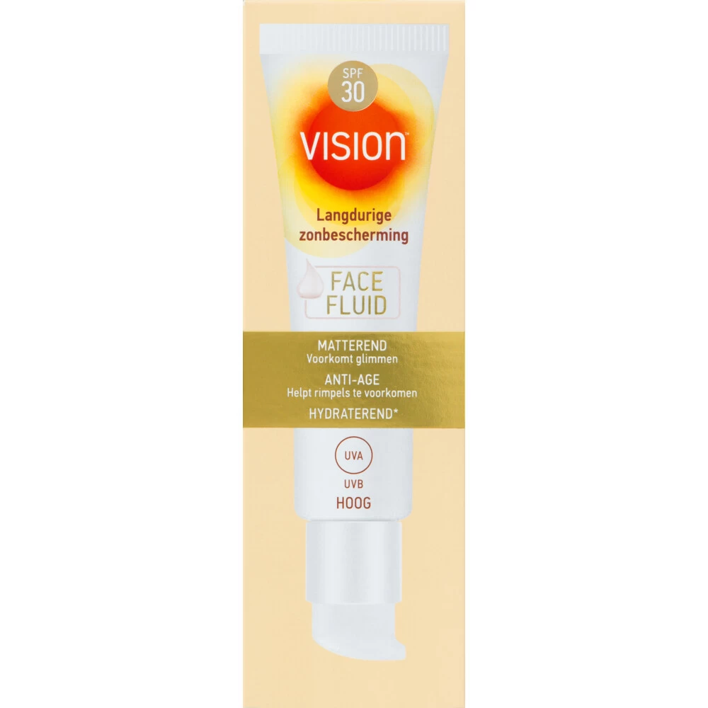 Vision Zonnebrand Face Fluid SPF 30 3 Vision Zonnebrand Face Fluid SPF 30