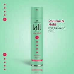 6x Taft True Volume Haarspray Mega Strong -Kortingswinkel voor verzorgingsproducten 990337 2