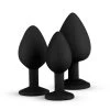 Easytoys Luxe Buttplug Set Zwart